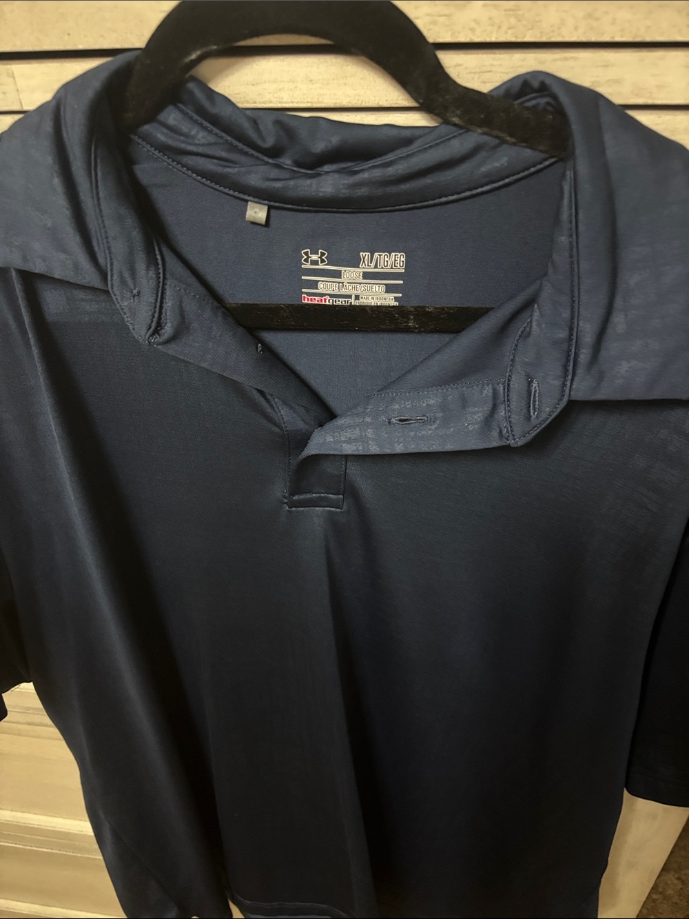 Under Armour Men's Dark Navy Tech Polo